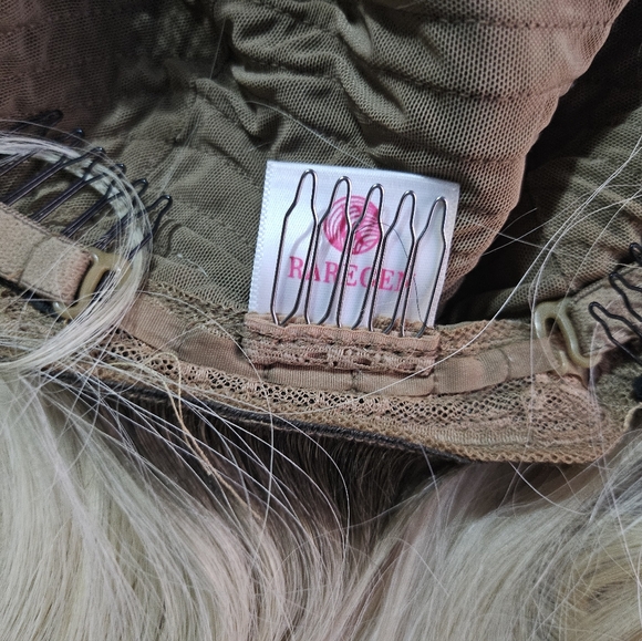 Raregen Over 22 Inch Human-Look Lace Front Wig - Natural Light Blonde - Picture 9 of 11